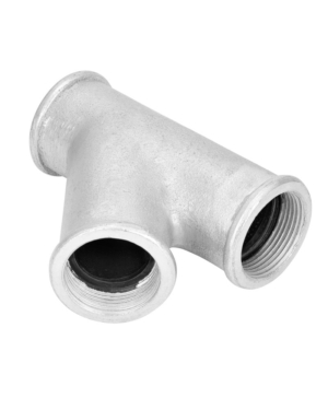 Тройник 45 1-1/4 (мм). Обрезиненный